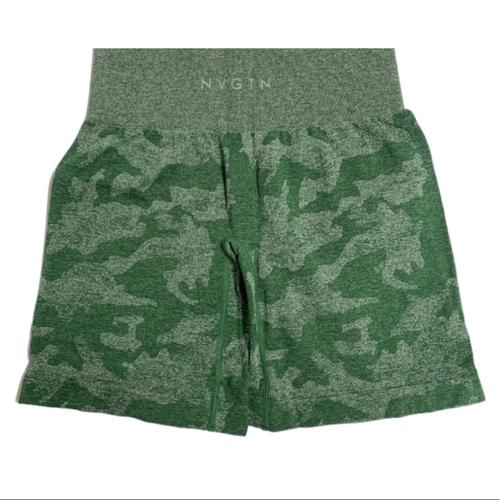 NVGTN Green Camo Shorts